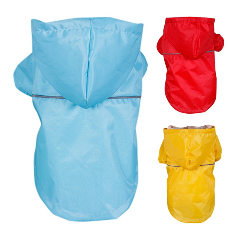 Reflective Hooded Raincoat for Small and Large Dogs and Cats Reflective Hooded Raincoat for Small and Large Dogs and Cats