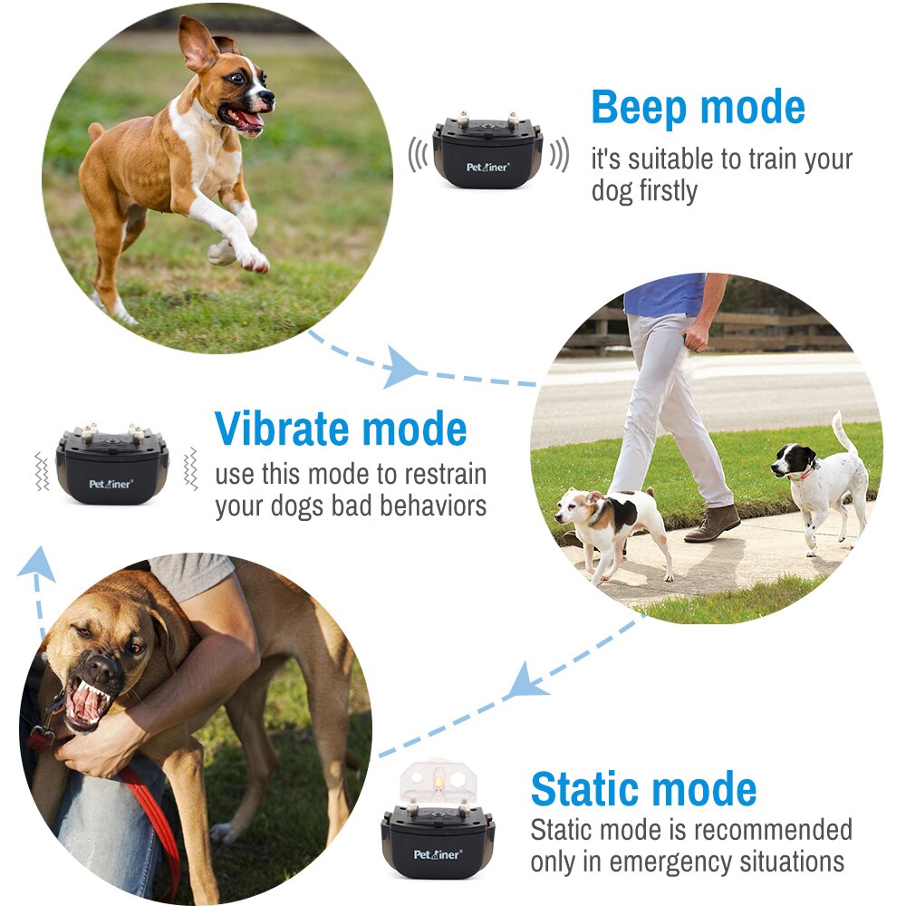 Petrainer Remote Electric Rainproof Dog Training Collar With LCD Display Petrainer Remote Electric Rainproof Dog Training Collar With LCD Display
