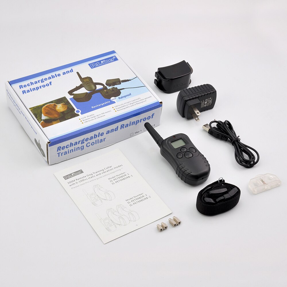 Petrainer Remote Electric Rainproof Dog Training Collar With LCD Display Petrainer Remote Electric Rainproof Dog Training Collar With LCD Display