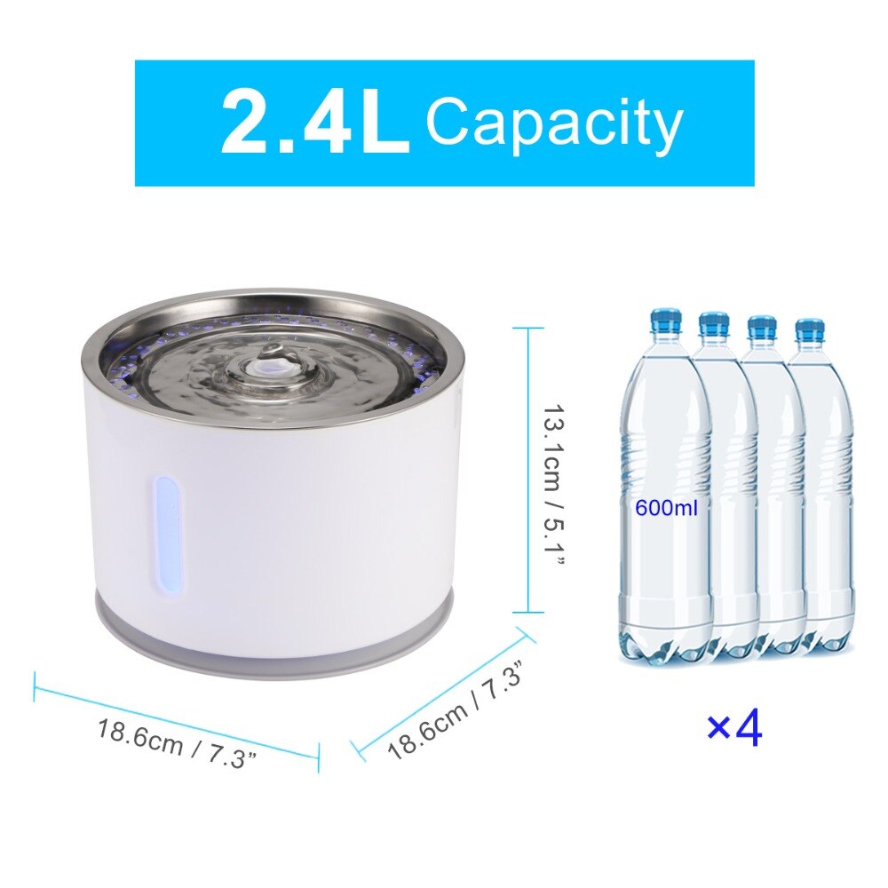 2.4L Automatic Pet Water Fountain 2.4L Automatic Pet Water Fountain