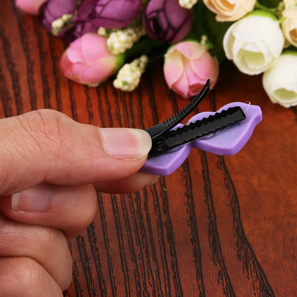 10 Pcs Heart Shaped Sunglasses Dog Hair Clips 10 Pcs Heart Shaped Sunglasses Dog Hair Clips