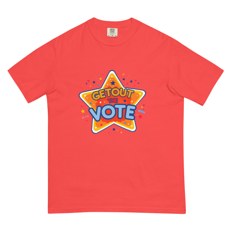 GOTV Unisex garment-dyed heavyweight t-shirt - Image 15